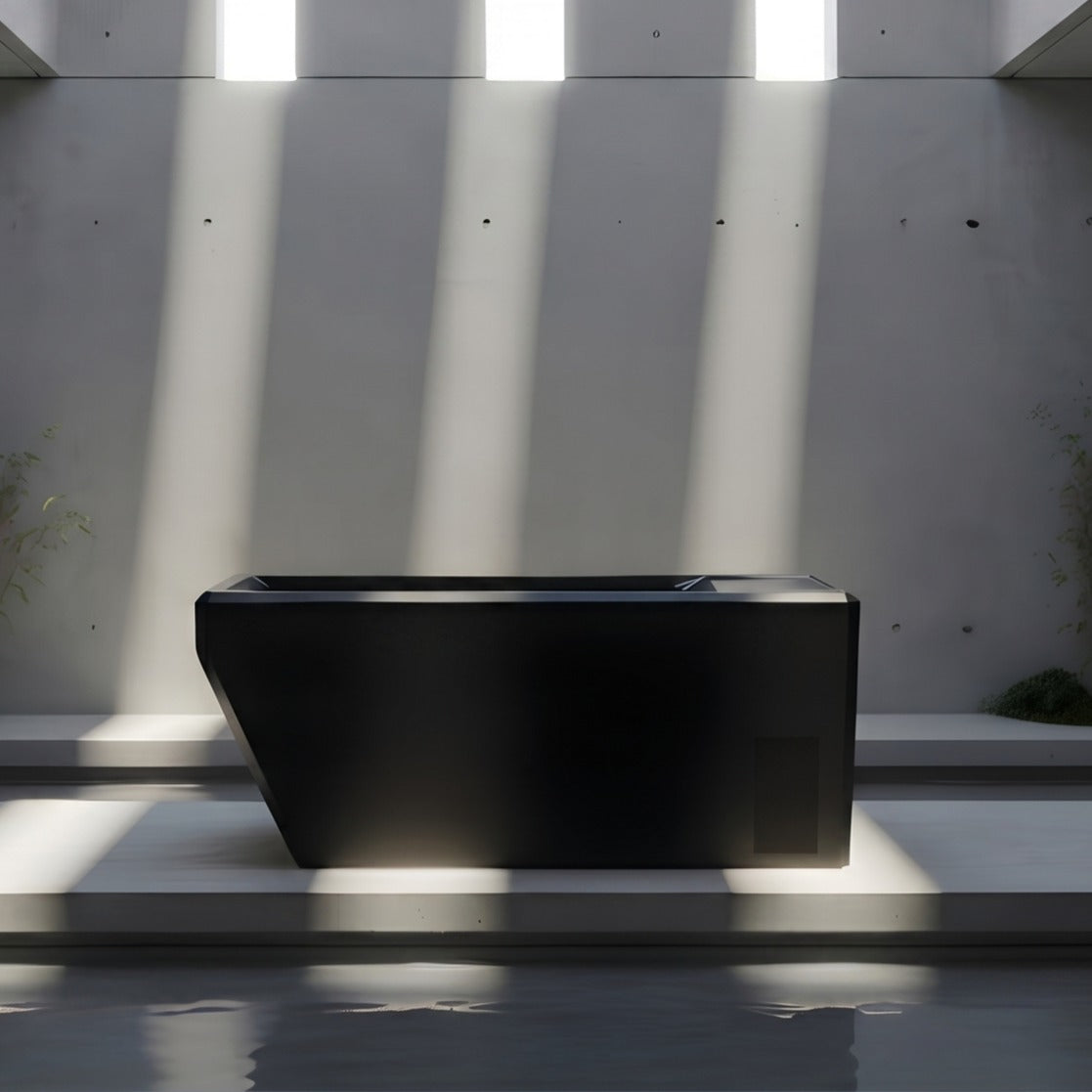 Forge Recovery Apex Plunge — luxury acrylic cold plunge and hot tub with hydrotherapy jets, UAE