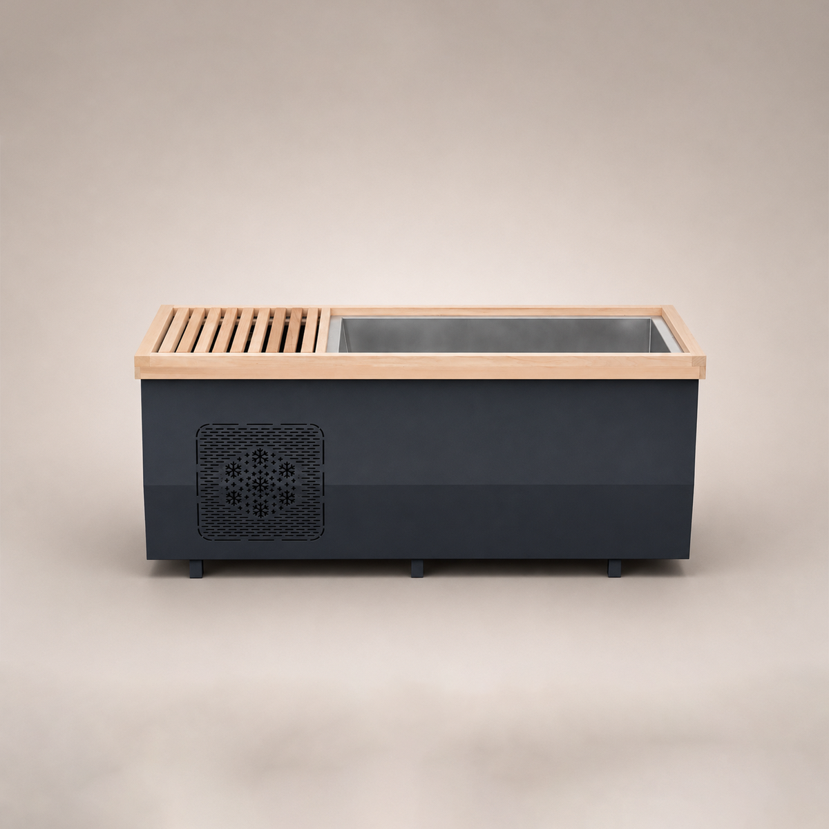 Forge Recovery The Ascent cold plunge — Slate Tub with integrated Polar Elite chiller, UAE