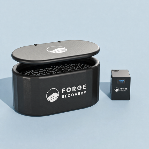 Forge Recovery The Grind cold plunge bundle — full-size Basin Tub with Arctic Pro chiller, UAE